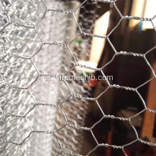 Malla de alambre hexagonal galvanizada sumergida caliente de 1mx50m